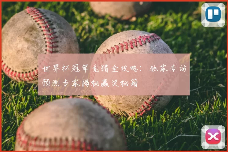 世界杯冠军竞猜全攻略:独家专访预测专家揭秘赢奖秘籍
