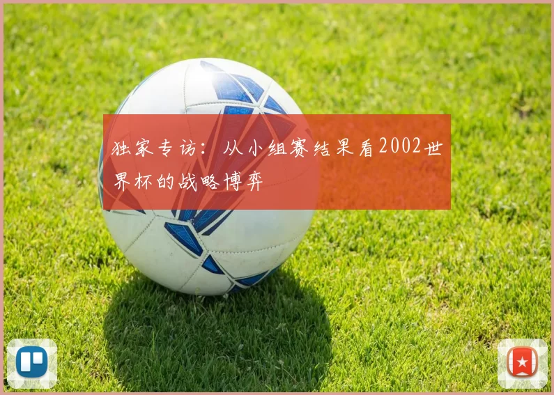 独家专访：从小组赛结果看2002世界杯的战略博弈